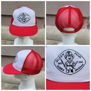 Vtg Bisbee Arizona Queen Mine Trucker Hat